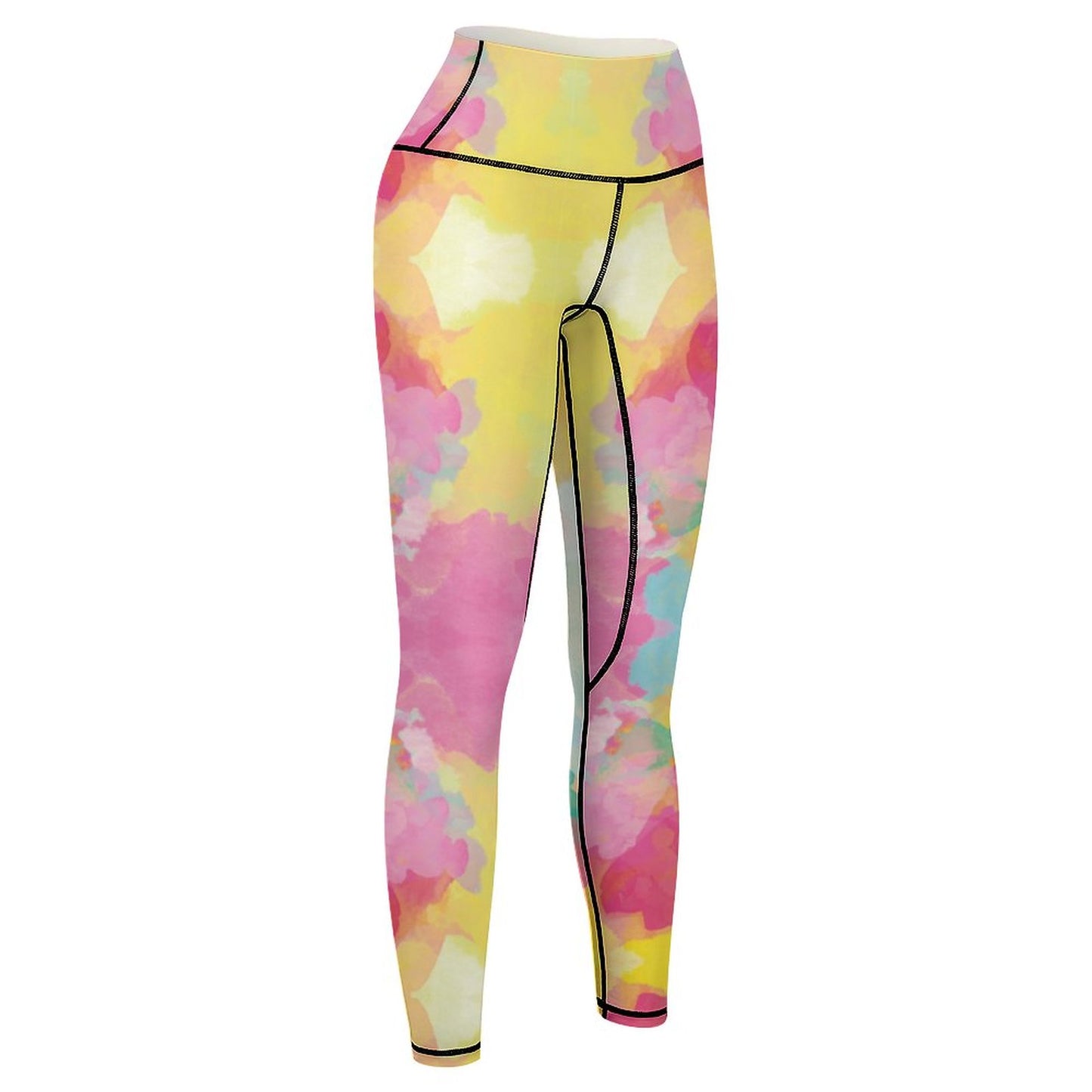 Women Workout Yoga Pants with Lines
