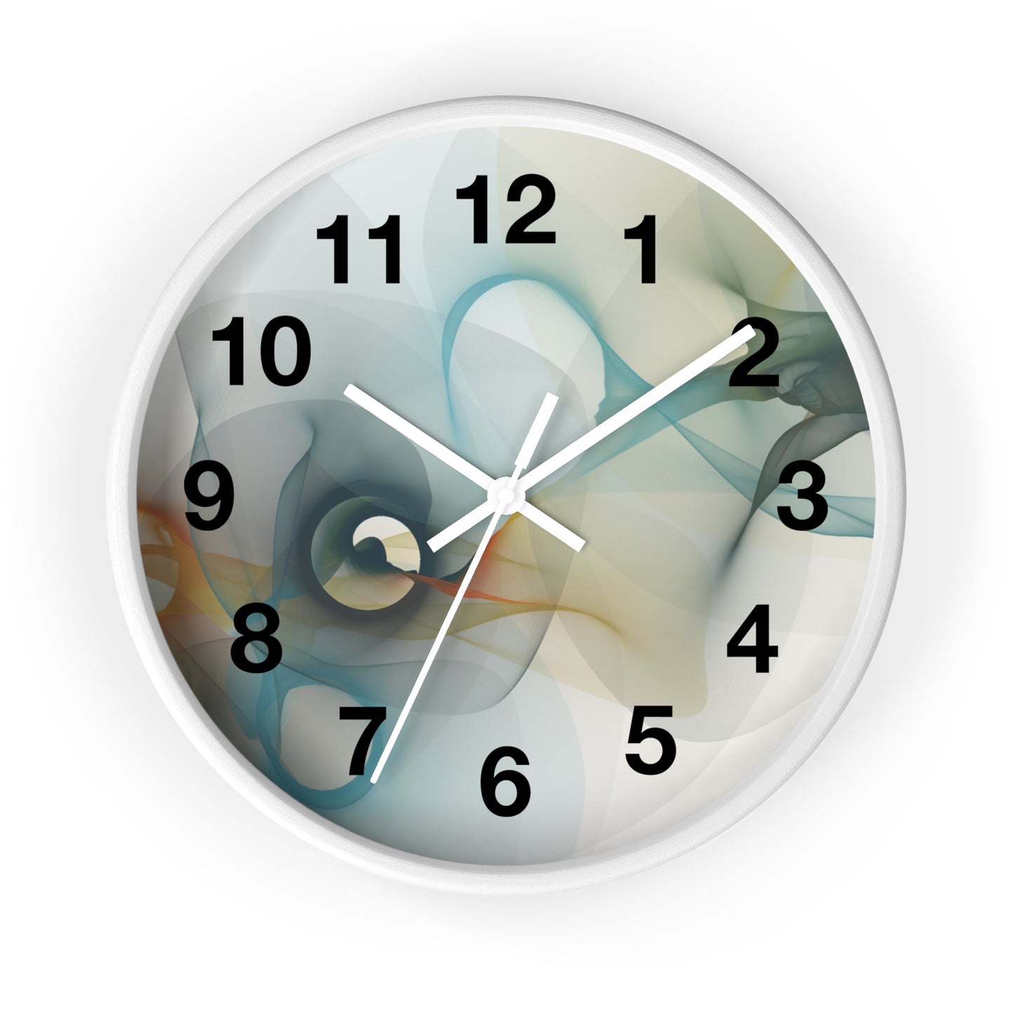Abstract Smoke Wall Clock | Modern Home Decor
