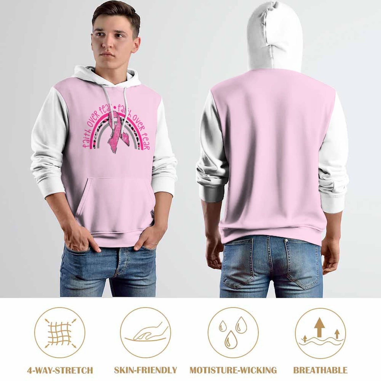 Cool Hoodie with Double-layer Cap