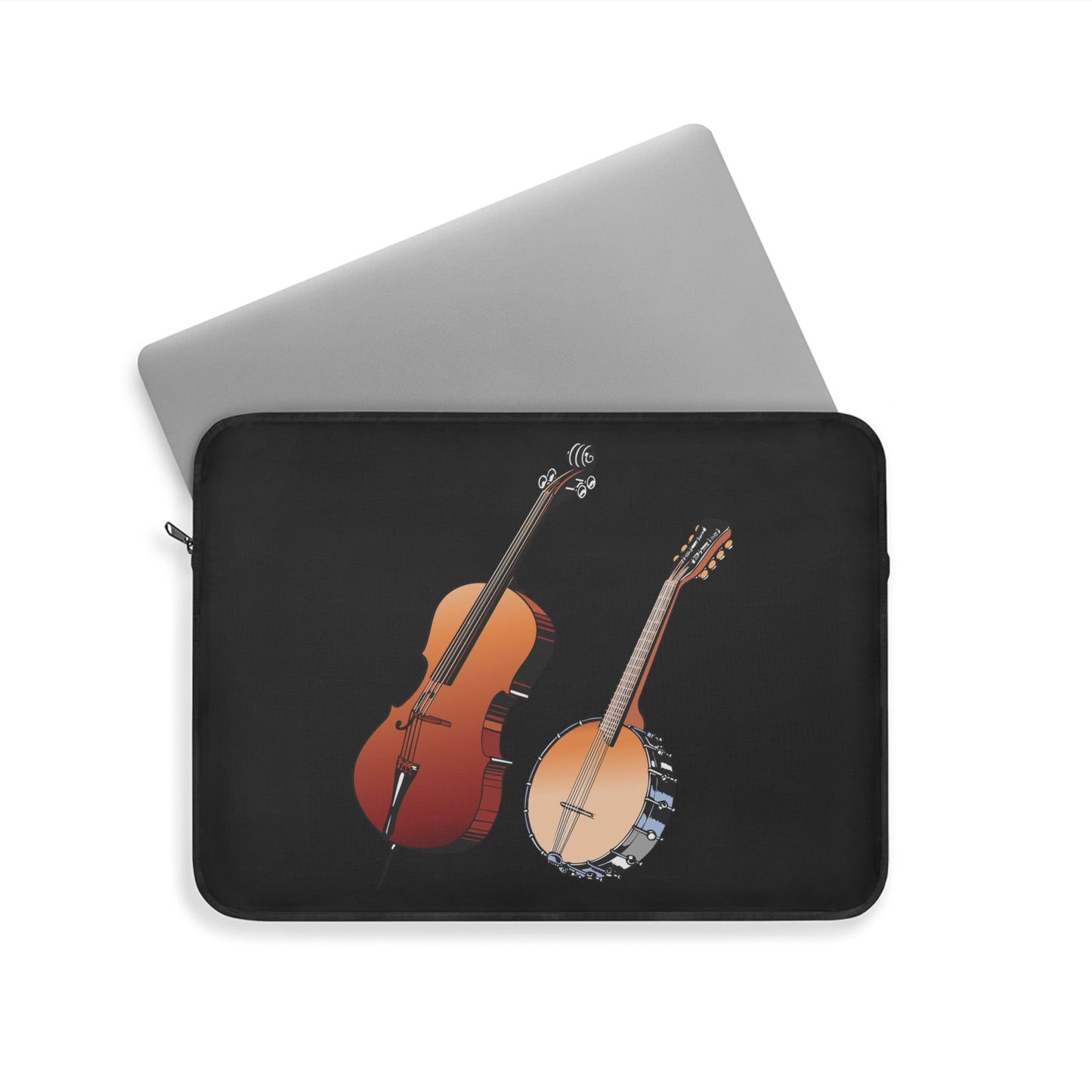 Musical Instruments Laptop Sleeve, Music Lover Gift, Stylish Computer Case, Unique Laptop Bag, Protect Your Devices