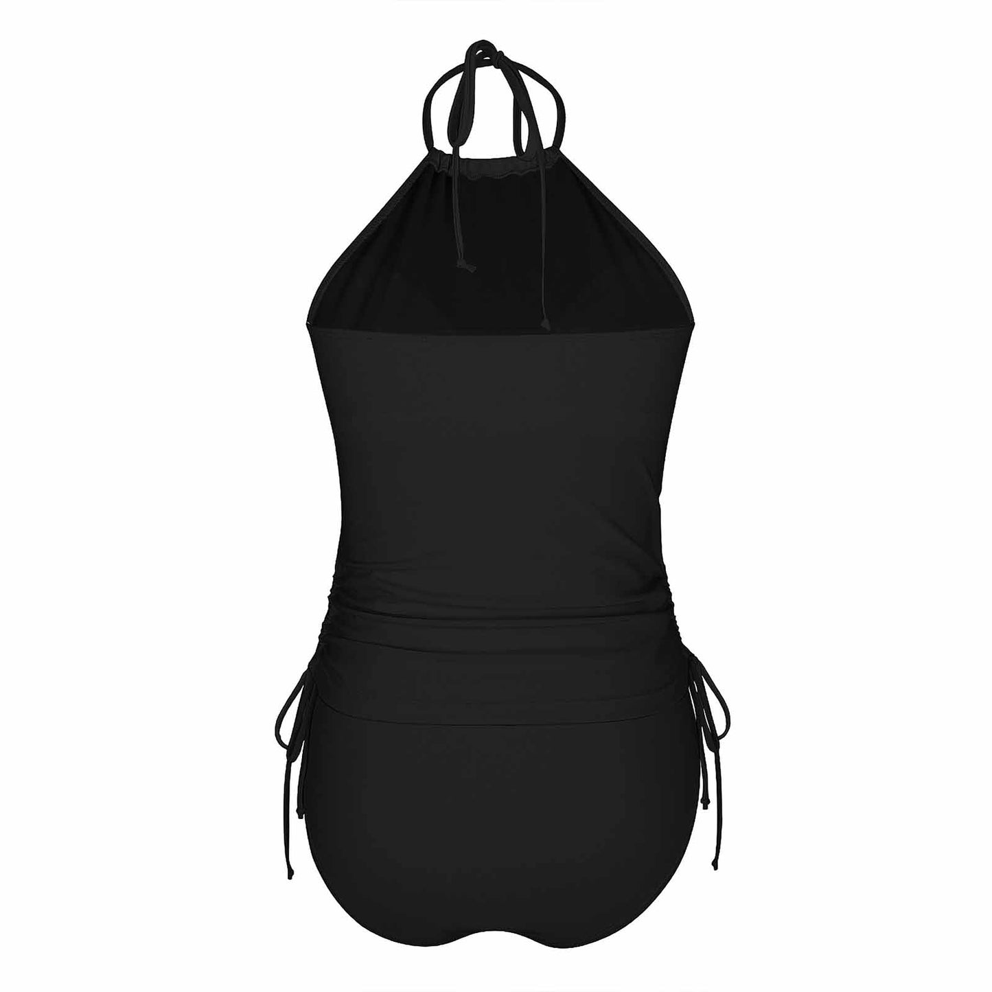 Halter High Neck 2-Piece Swimsuit Set for Women - Letter K