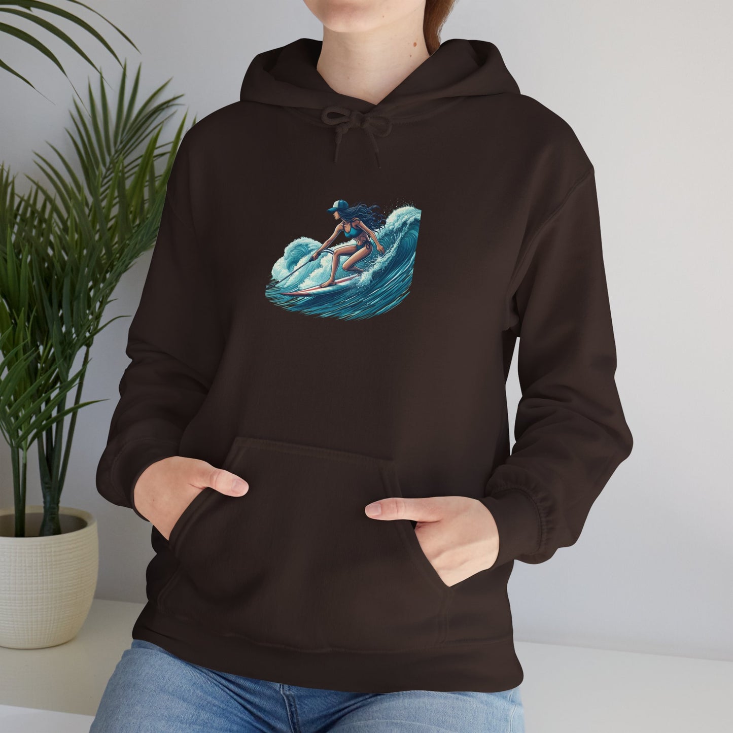Surfing Spirit Hoodie, Unisex Heavy Blend™ Sweatshirt for Beach Lovers, Gift for Surfers, Casual Comfortable Hooded Pullover, Relaxed [...]