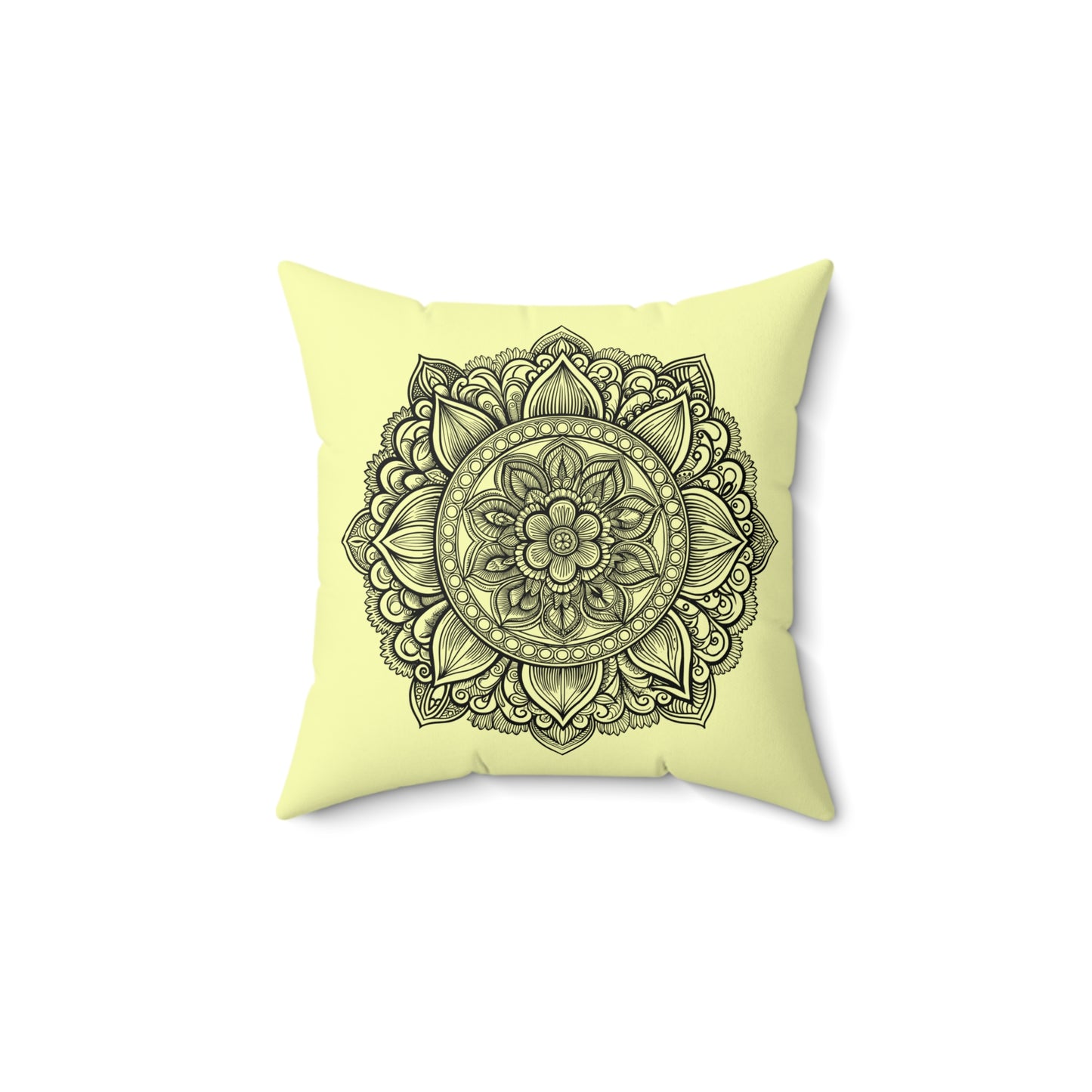 Boho Mandala Pillow, Stylish Home Decor, Yoga Gift, Meditation Room Accent, Cozy Living Room Pillow
