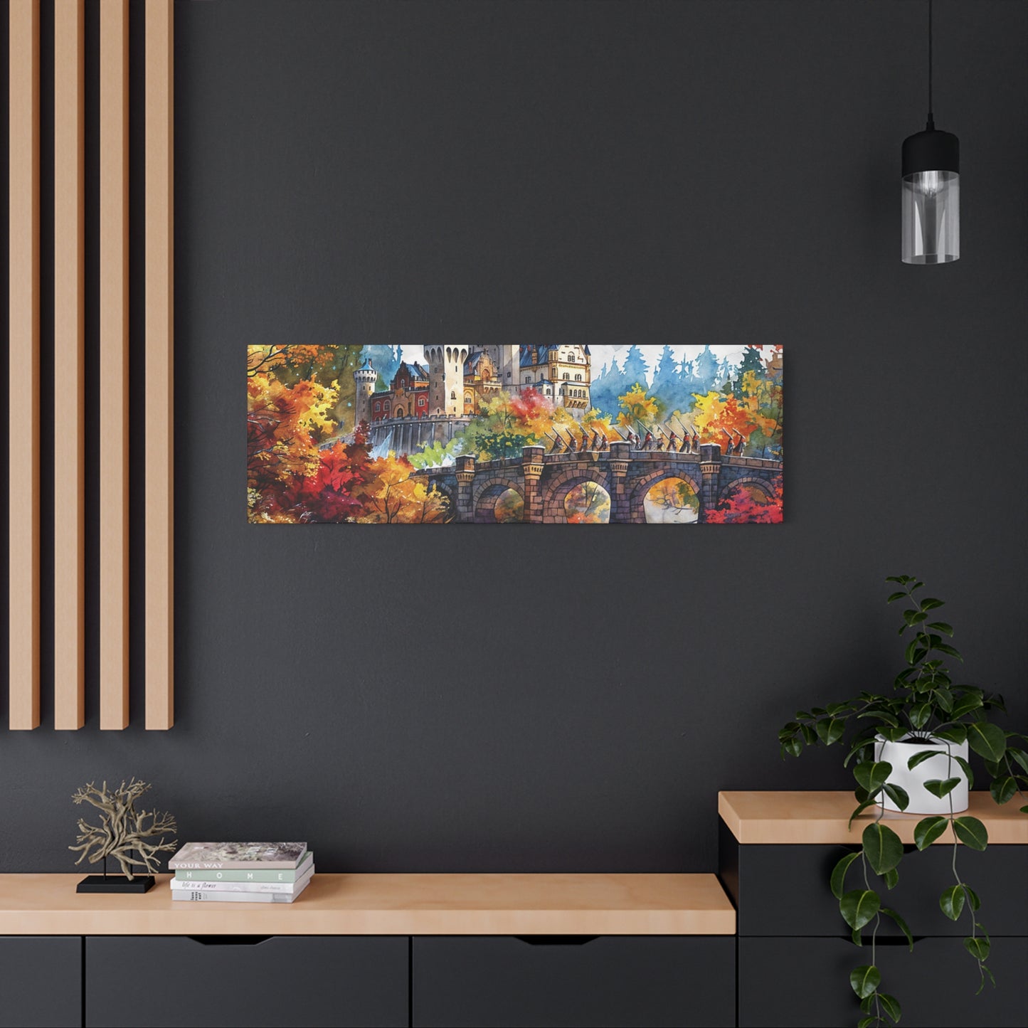 Matte Canvas, Stretched, 1.25" - Castle