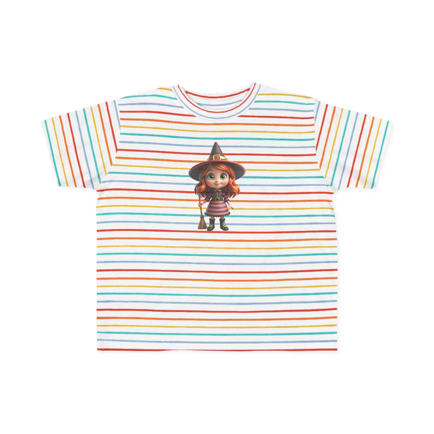 Toddler Halloween Witch Tee - Cute Witch Design, Kids Halloween Shirt, Toddler Costume Tee, Toddler's Fine Jersey Tee, Spooky Season [...]