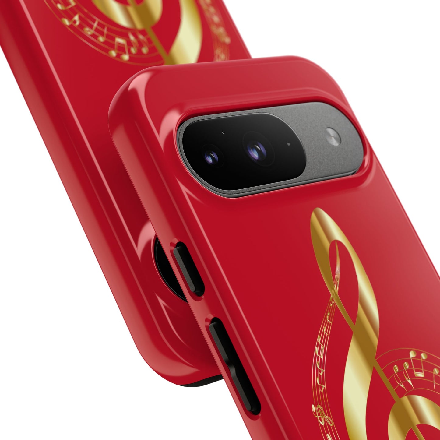Tough Cases - Red Musical Note