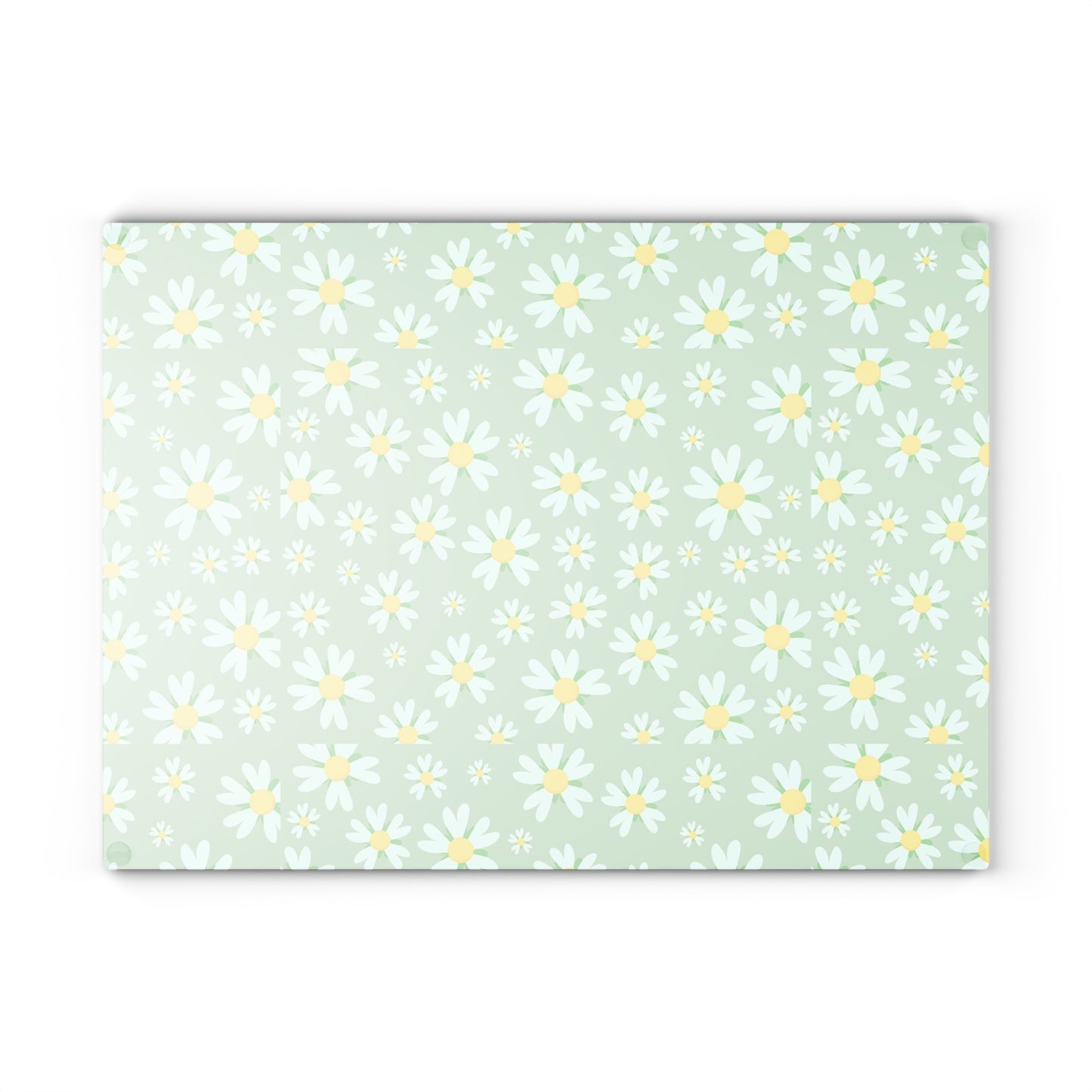 Charming Daisy Glass Cutting Board, Floral Kitchen Decor, Gift for Chefs, Home Essentials, Mother's Day Present, Spring Kitchenware