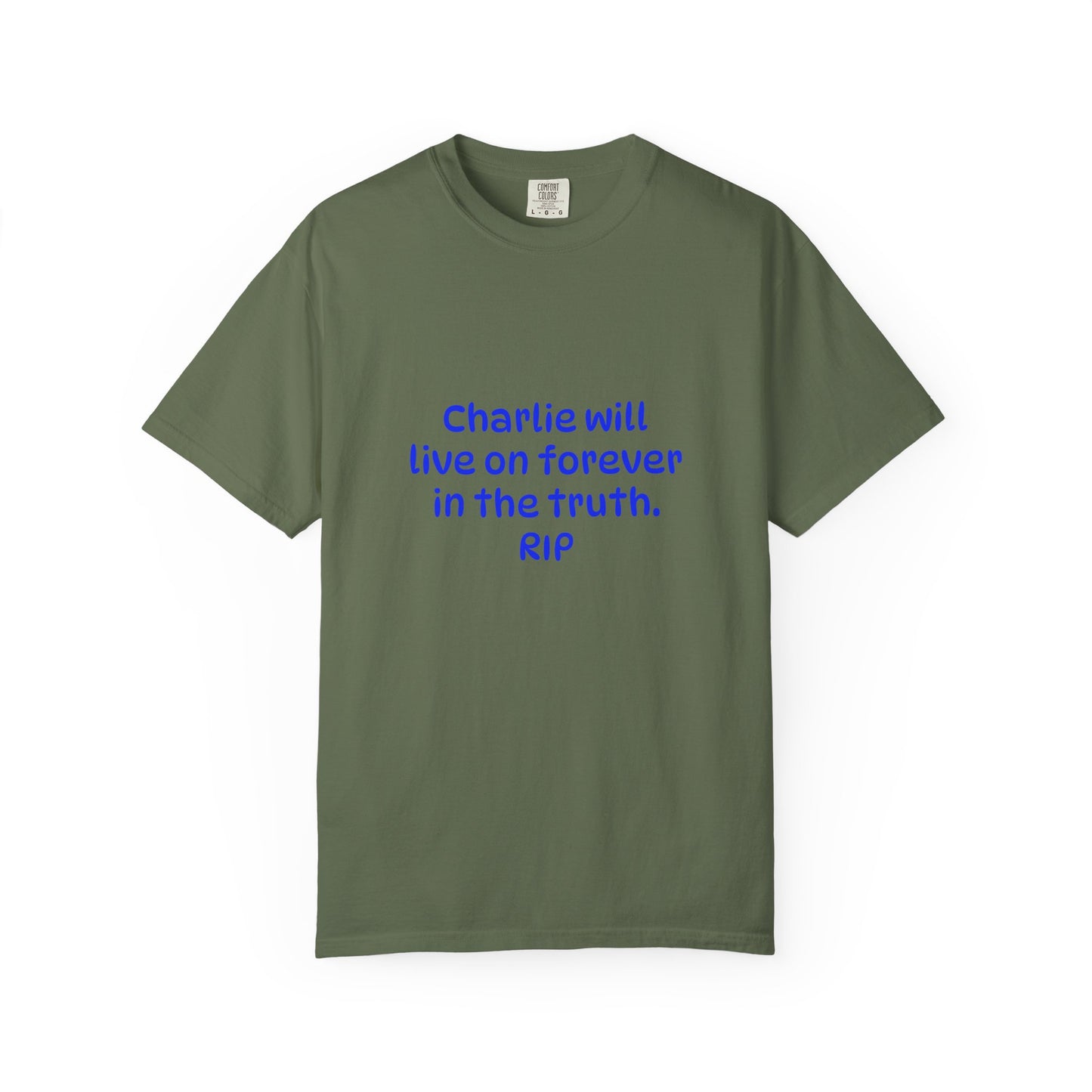 Inspirational Quote T-Shirt, Unisex Cotton Tee, Charlie Forever Shirt, Motivational Apparel, Gift for Friends, Casual Wear, Thoughtful [...]