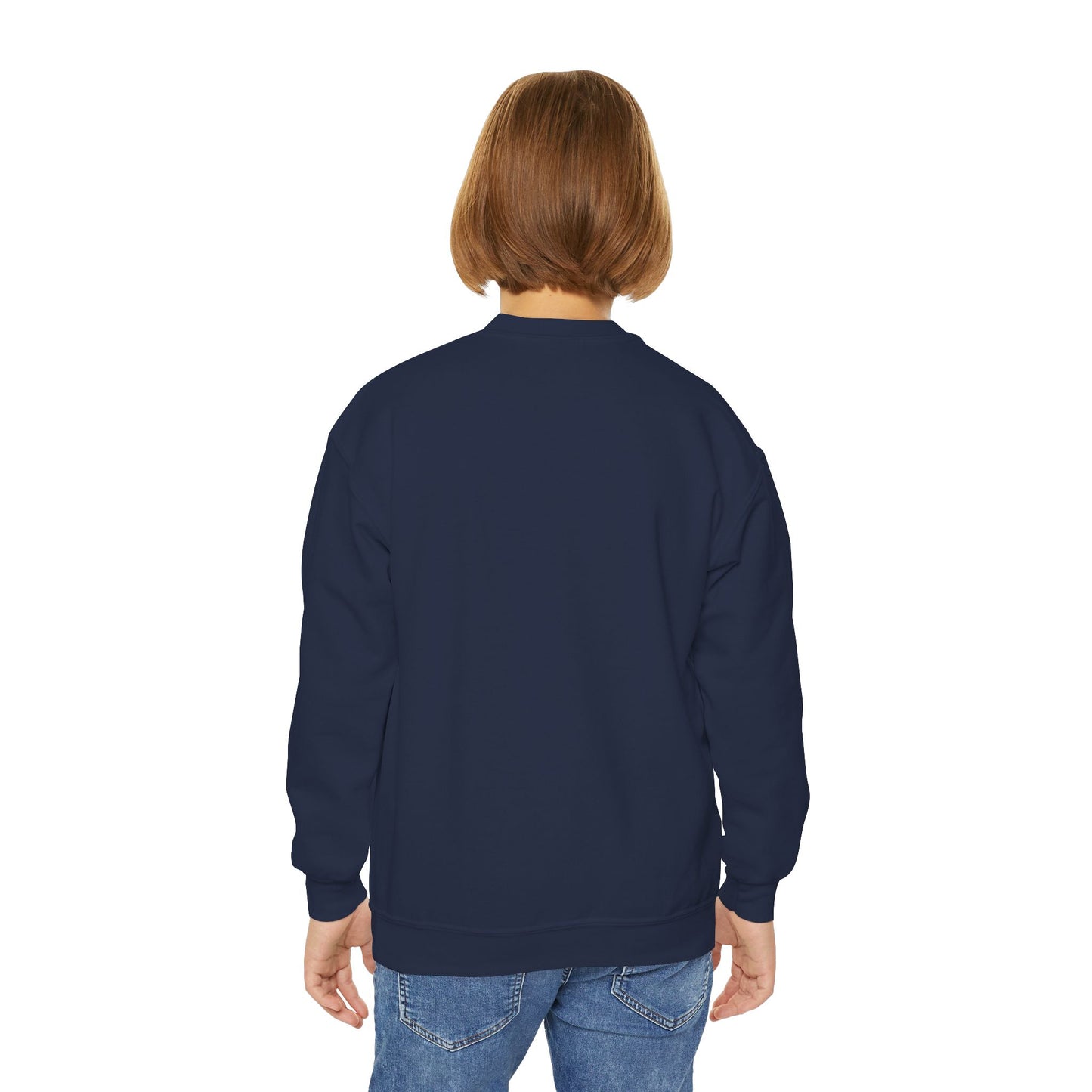 Adorable Elephant Youth Crewneck Sweatshirt