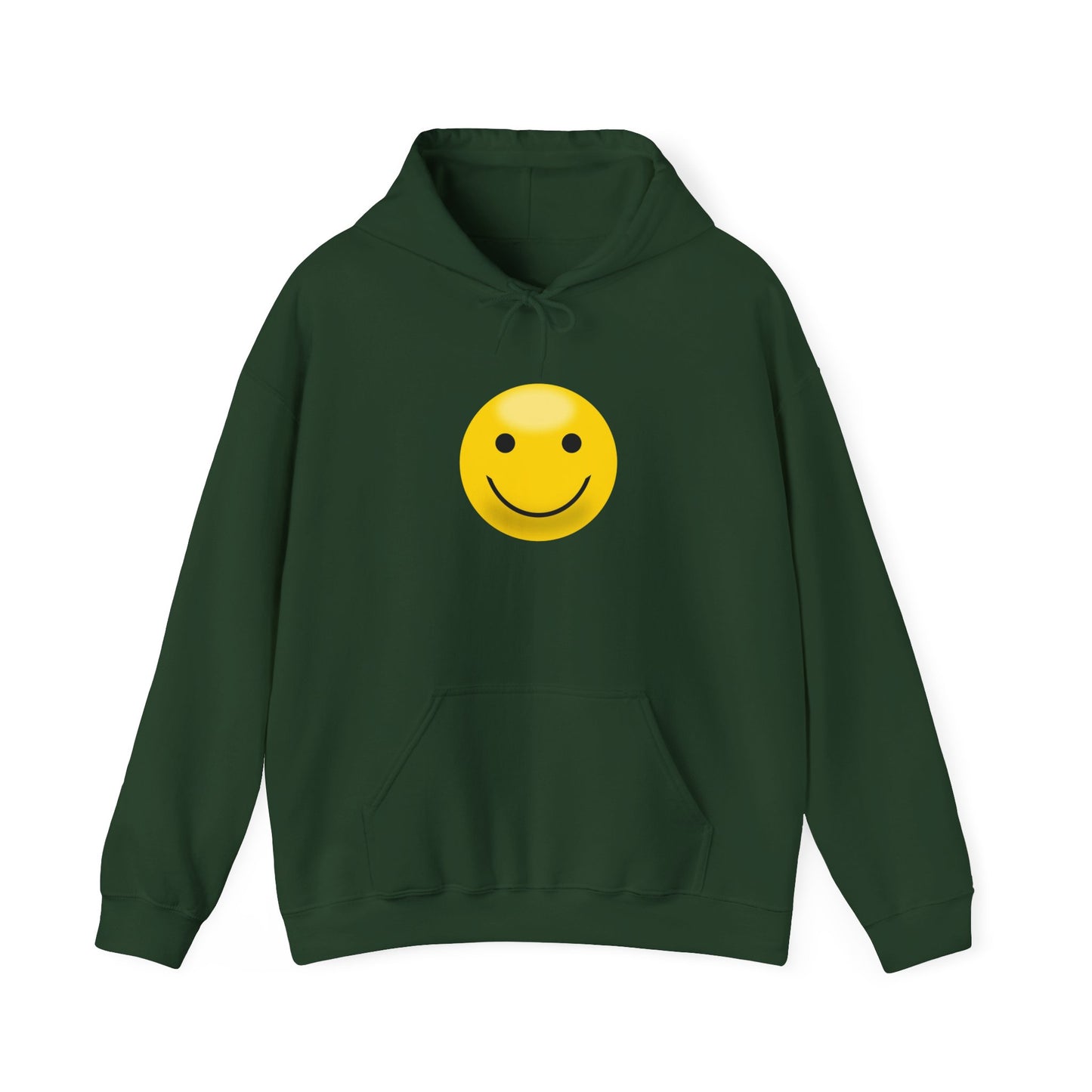Smiley Face Hooded Sweatshirt, Unisex Cozy Hoodie