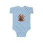 Infant Fine Jersey Bodysuit - Monkey