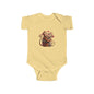 Infant Fine Jersey Bodysuit - Monkey