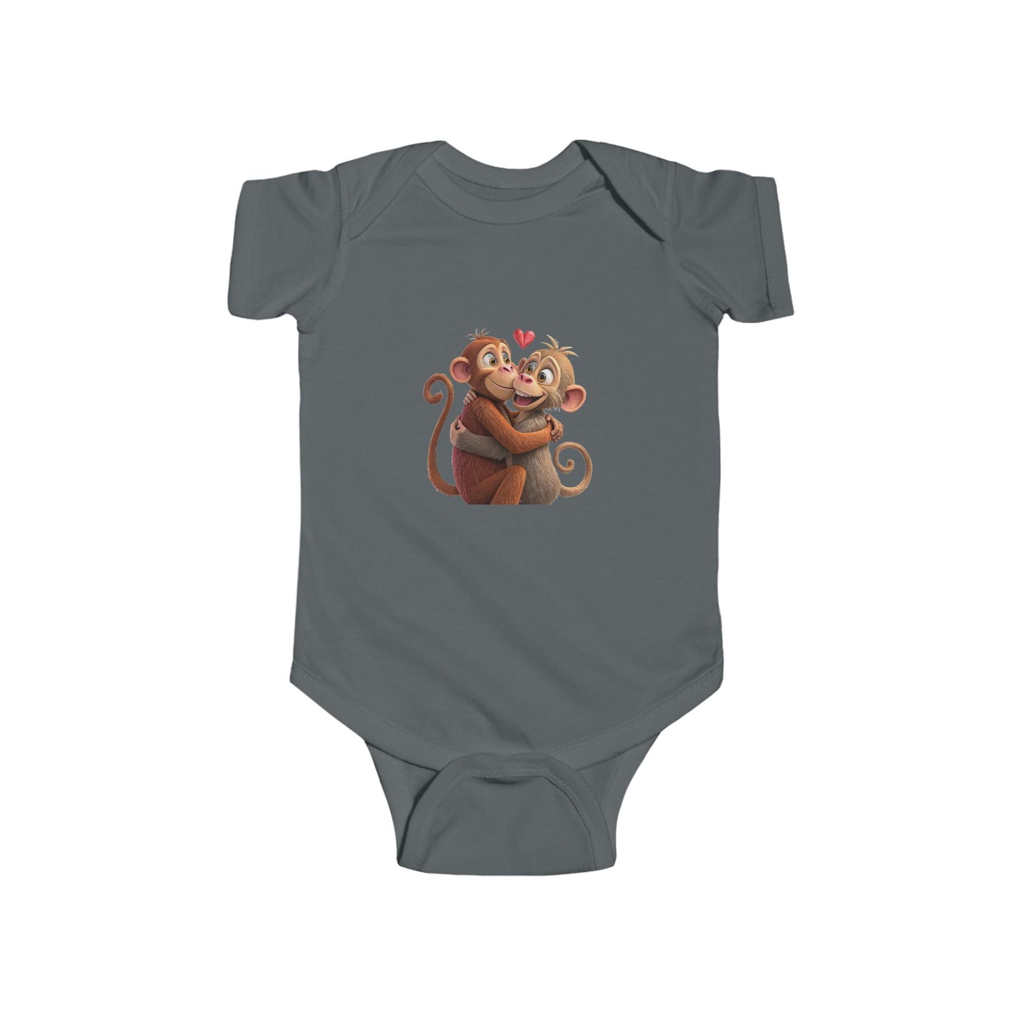 Infant Fine Jersey Bodysuit - Monkey