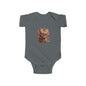 Infant Fine Jersey Bodysuit - Monkey