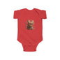 Infant Fine Jersey Bodysuit - Monkey