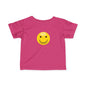 Cute Infant T-Shirt with Smiley Face, Baby Tee, Toddler Clothing, Personalized Gift, Cute Baby Outfit, Summer Wear