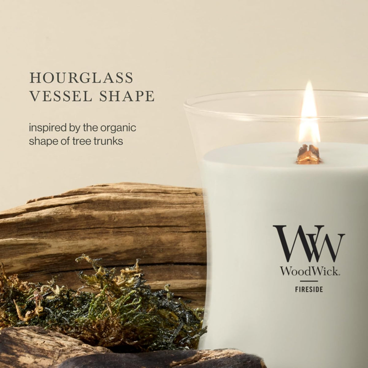 WoodWick Scented Candle, Crackling Wick, 9.7oz