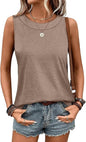 Tank Tops for Women Summer Outfits 2026 Crewneck Spring Casual Sleeveless Shirts Blouses Clothing