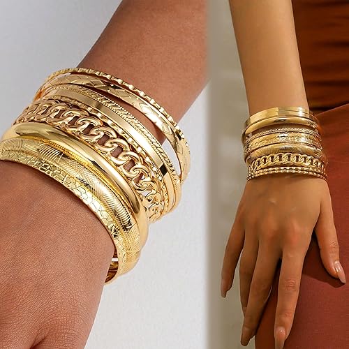 Gold Bangle Bracelets for Women