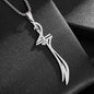 Classic Stainless Steel Islamic Muslim Zulfikar Imam Ali Sword Pendant Necklace for Men Women Fashion Lucky Religious Jewelry