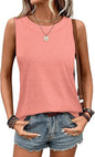 Tank Tops for Women Summer Outfits 2026 Crewneck Spring Casual Sleeveless Shirts Blouses Clothing