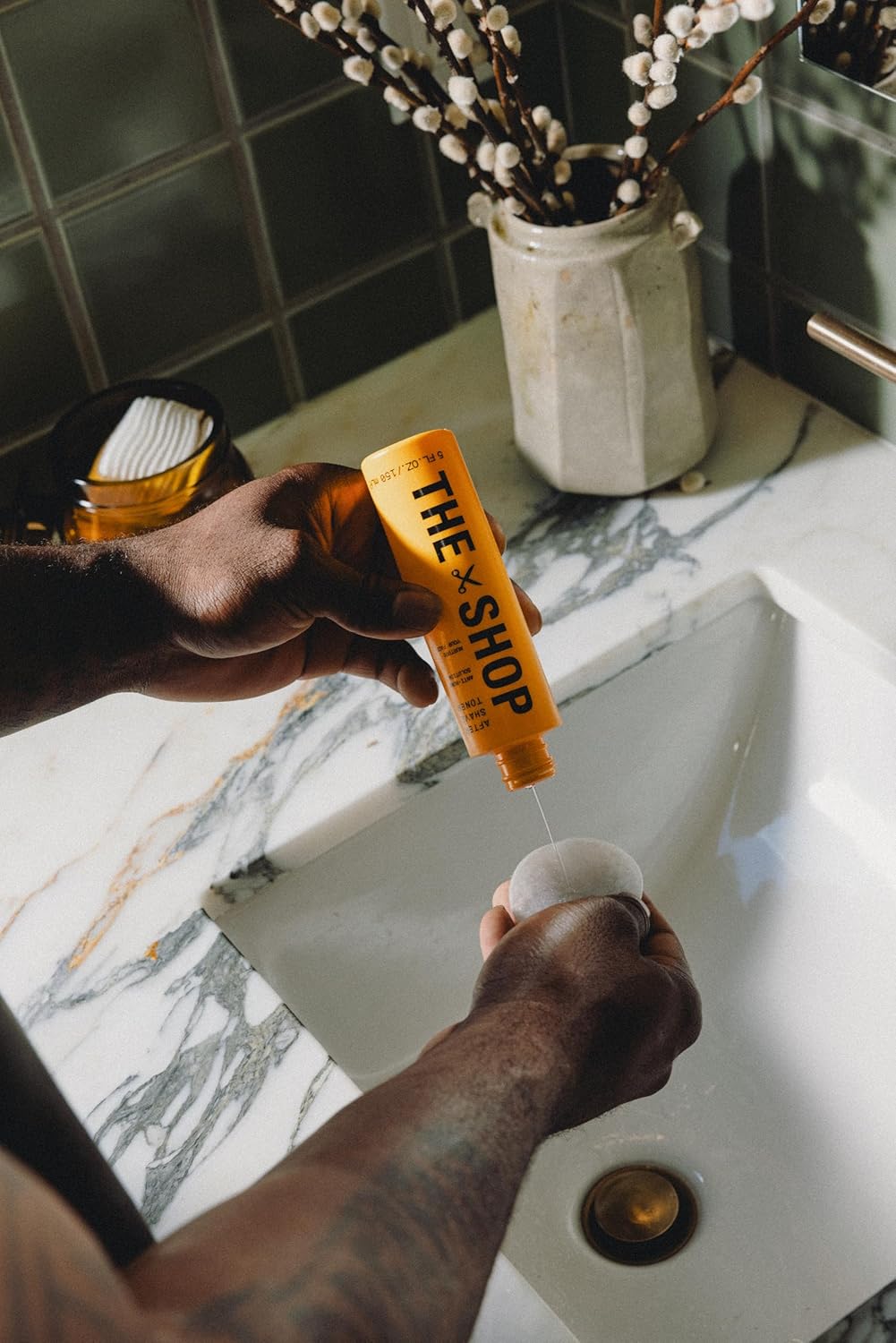 The Shop by Lebron James Men's Aftershave Toner, Anti-Bump Solution, Witch Hazel & Gentle Acids, Soothes Post-Shave Irritation
