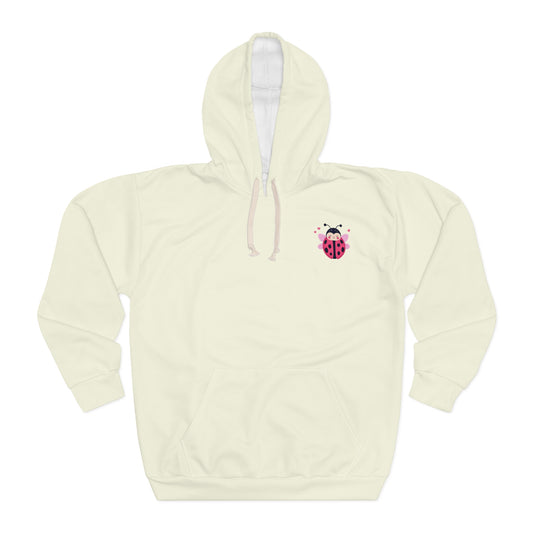 Ladybug Cute Embroidered Chest Hoodie — Women's Kids Casual Pullover