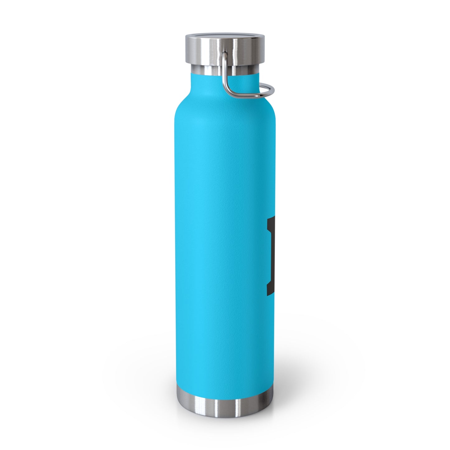 Personalized Copper Insulated Water Bottle, 22oz - "E" Custom Monogram