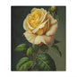 Yellow Rose Minky Blanket — Vintage Botanical Throw for Bedroom & Living Room