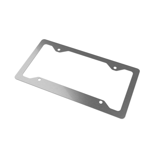 Funny Metal License Plate Frame - Get Off My Ass