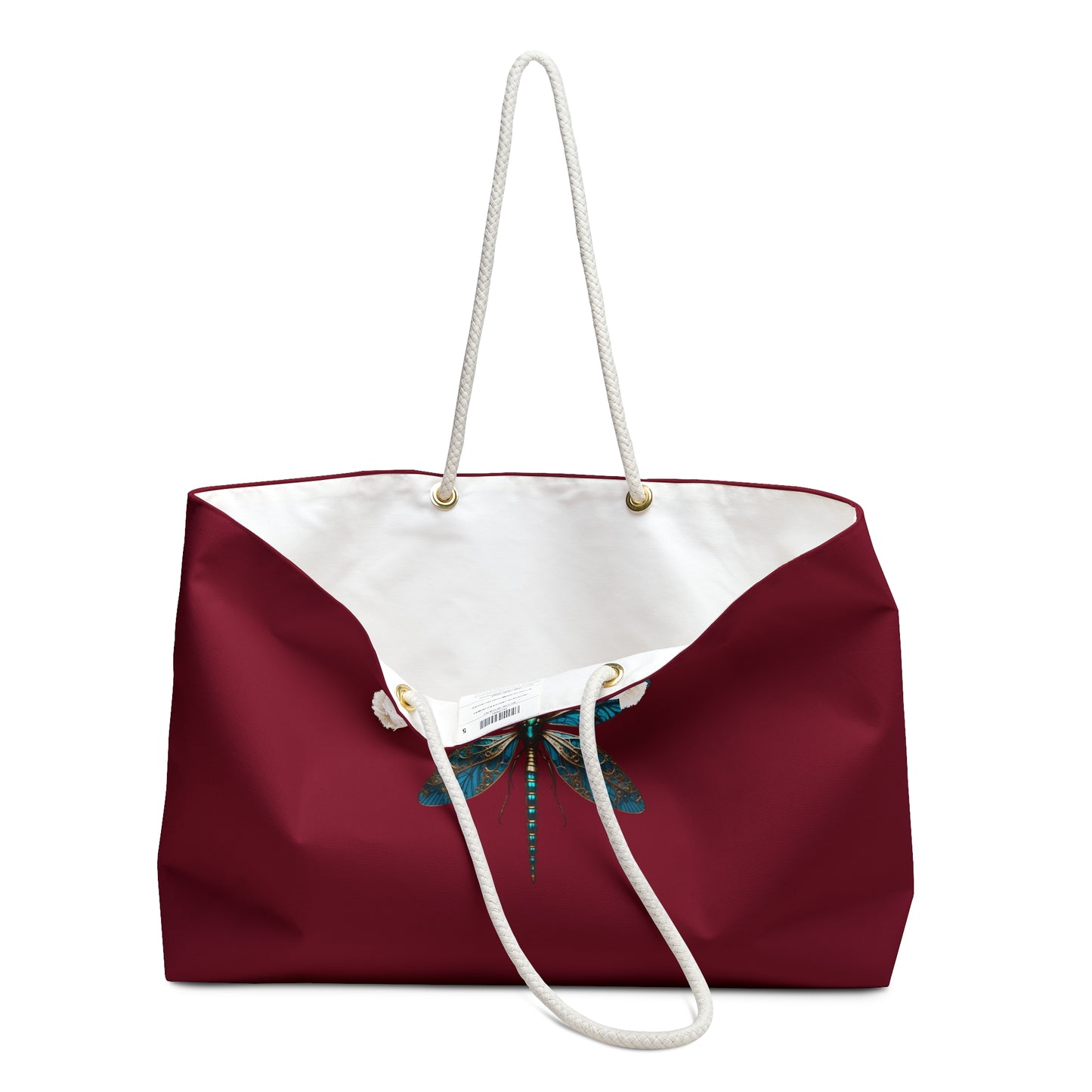 Dragonfly Weekender Bag, Lightweight Travel Tote, Beach Bag, Gym Bag, Stylish Weekend Getaway Essentials