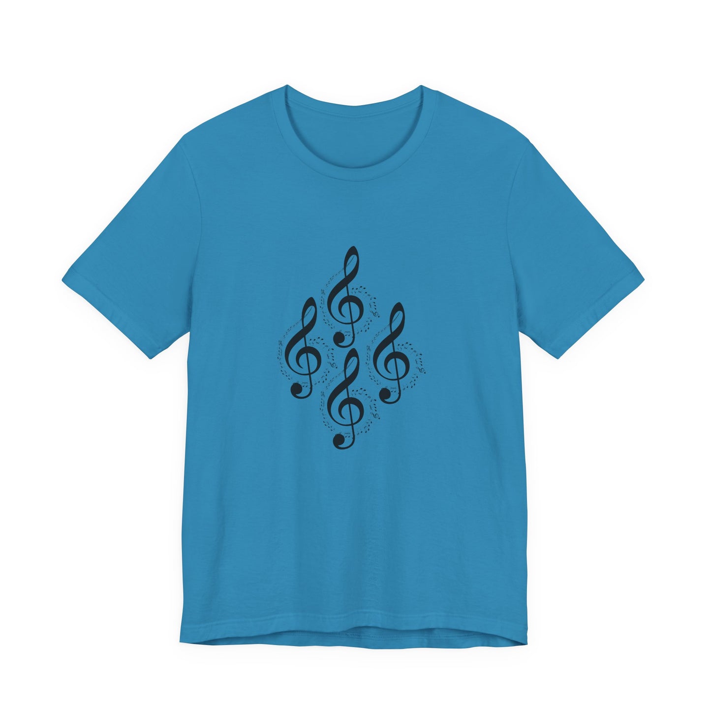 Musical Notes Tee - Perfect for Music Lovers, Casual Wear, Concerts, Festivals, Unique Gift Idea
