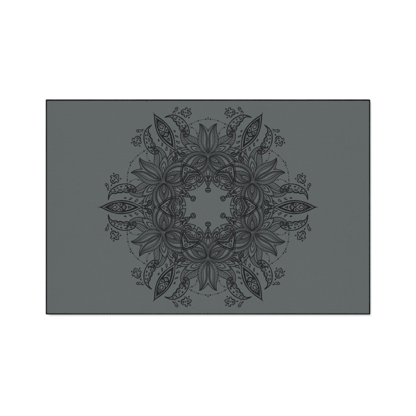 Decorative Mandala Floor Mat — Heavy Duty Non‑Slip Entry Rug