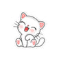Cute Cat Kiss-Cut Stickers, Adorable Cat Stickers for Laptops, Scrapbooking, Gifts for Cat Lovers, Playful Decor