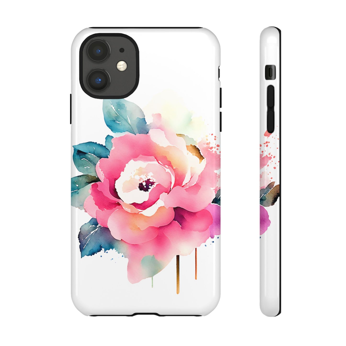 Floral Phone Case - Vibrant Rose Design