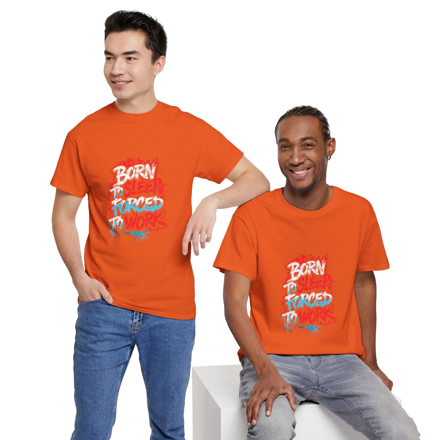 Born to Sleep, Forced to Work T‑Shirt — Funny Graphic Tee for Night Owls