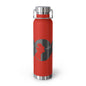 Stylish Copper Insulated Water Bottle for On-the-Go Hydration | Fitness, Travel, Eco-Friendly Gift, Unique Design, 22oz