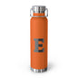 Personalized Copper Insulated Water Bottle, 22oz - "E" Custom Monogram
