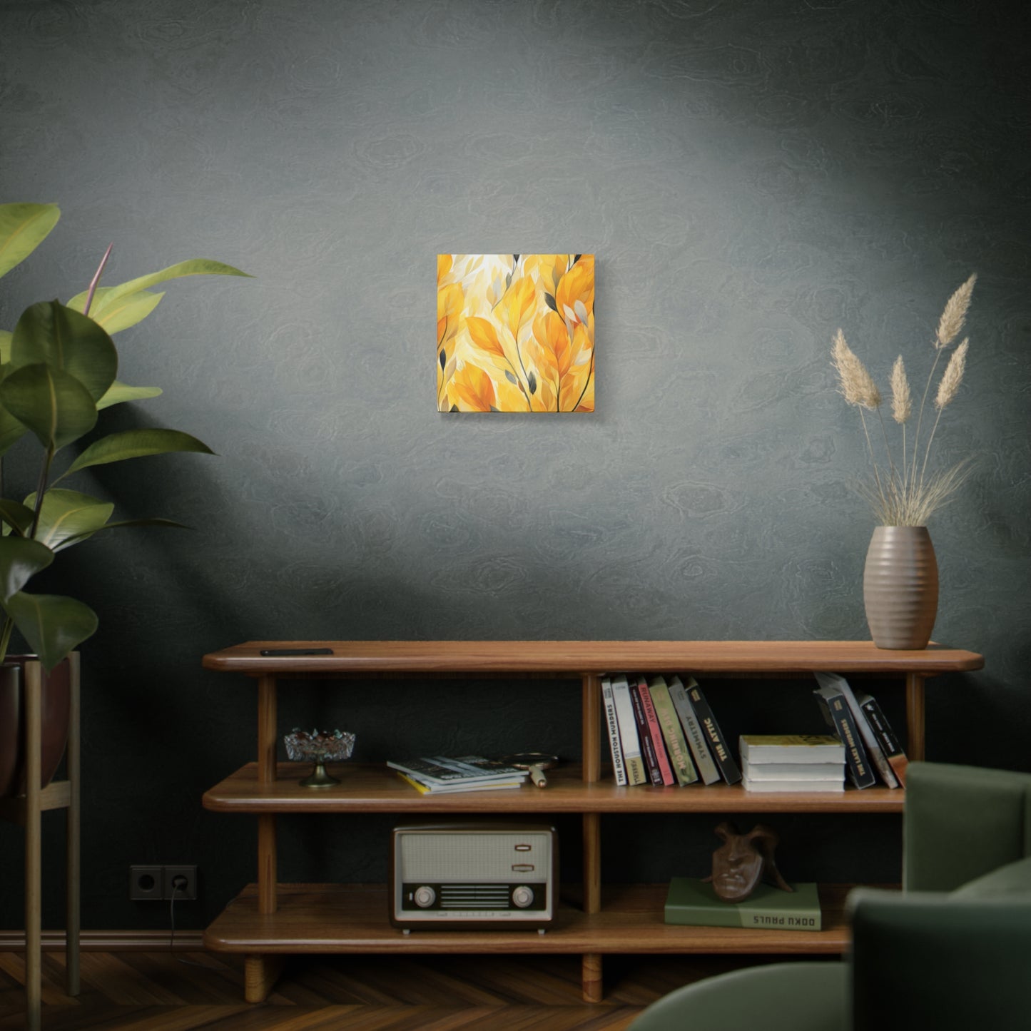 Gorgeous Yellow Matte Canvas Art Print, Stretched, 1.25"