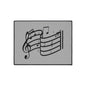 Musical Notes Heavy-Duty Floor Mat — Clef & Staff Design for Music Rooms