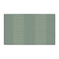 Green Geometric Heavy Duty Floor Mat — Durable Non-Slip Entry Rug