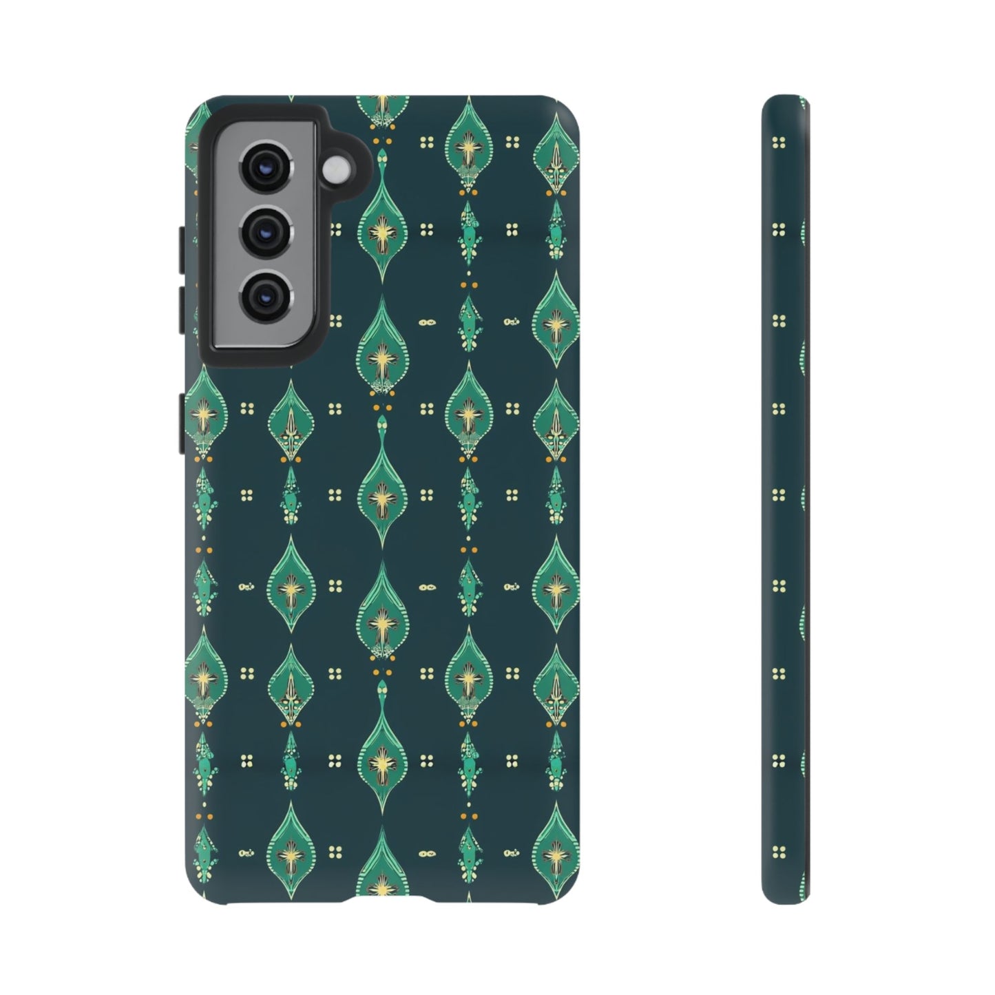 Emerald Boho Teardrop Phone Case