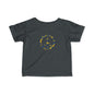 Infant Peace Symbol Tee, Baby Shirt, Toddler T-Shirt, Cute Infant Apparel, Gift for New Parents, Kids' Fashion