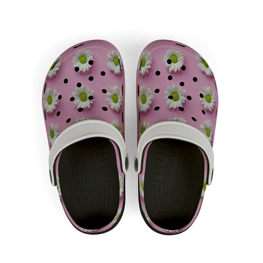 Kids' Floral Clogs, Fun Garden Style Footwear, Perfect for Summer Play, Birthday Gifts, Outdoor Adventures, Easy Slip-On Design