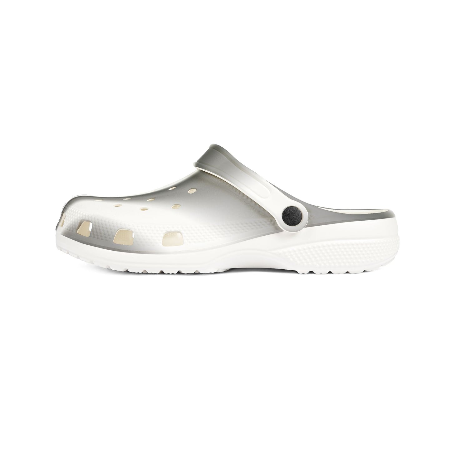 Metallic Silver EVA Clogs — Lightweight Foam Garden & Water Shoes