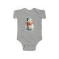 Infant Snowman Bodysuit, Baby Winter Outfit, Cute Holiday Onesie, Cozy Christmas Gift, Adorable Infant Apparel