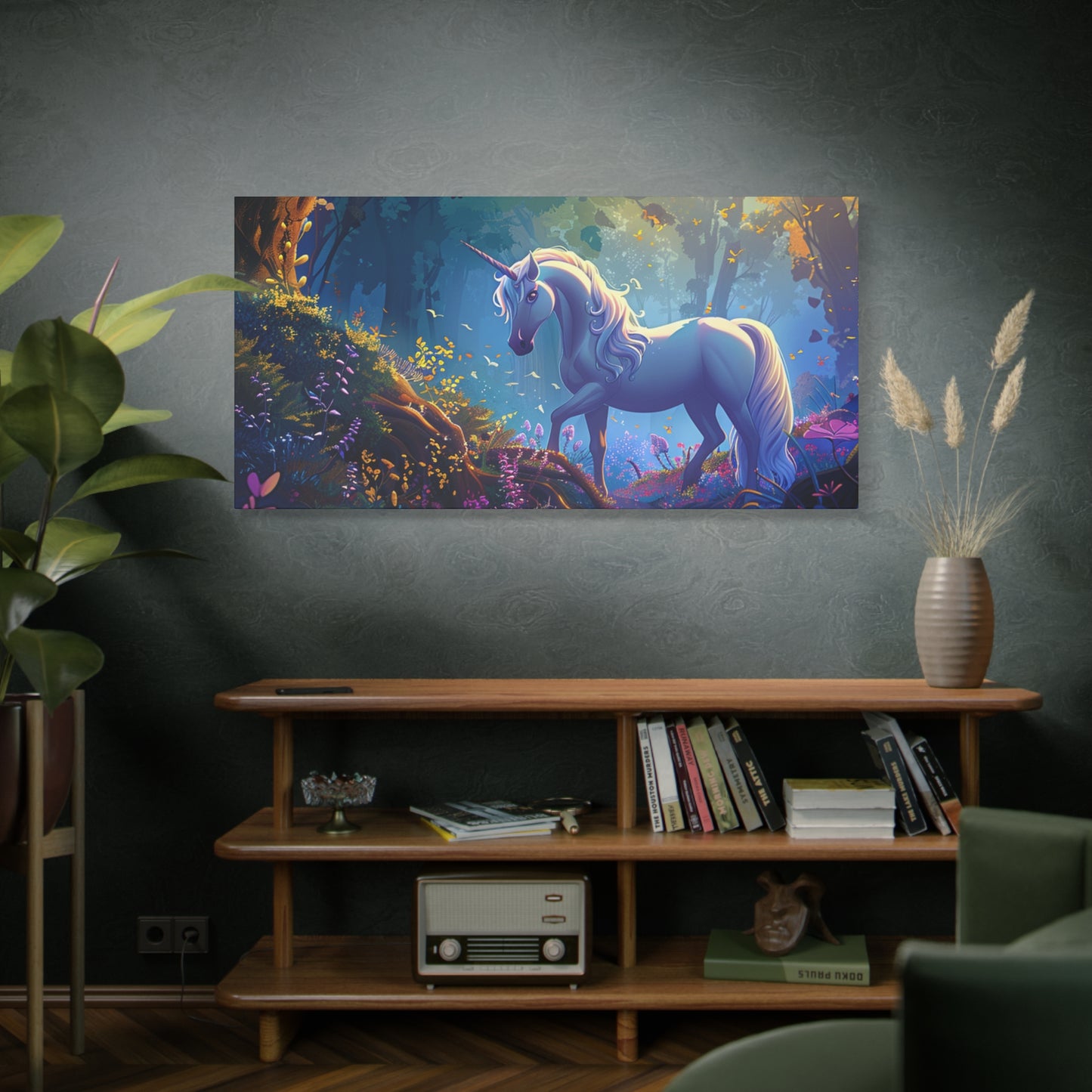 Matte Canvas, Stretched, 1.25" - Unicorn