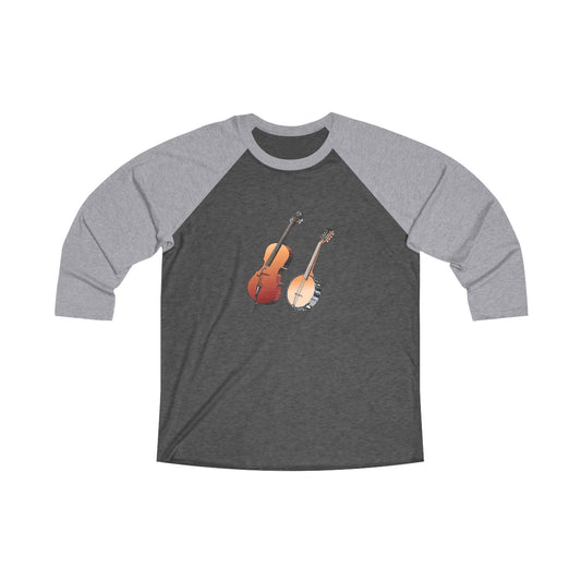 Unisex Tri-Blend 3\4 Raglan Tee