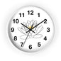 Lotus Flower Wall Clock, Boho Home Decor, Meditation Gift, Office Timepiece, Unique Wall Art, Zen Decor