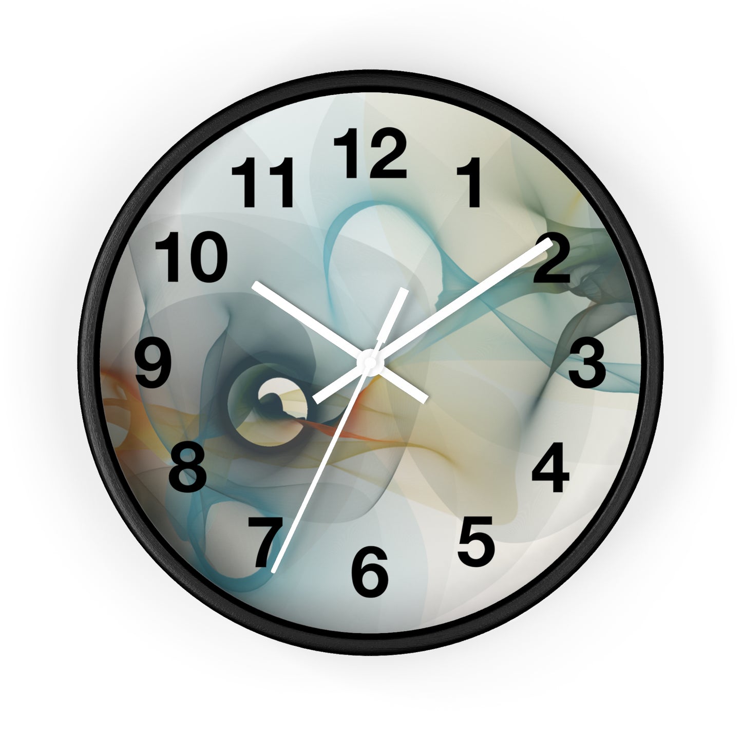 Abstract Smoke Wall Clock | Modern Home Decor